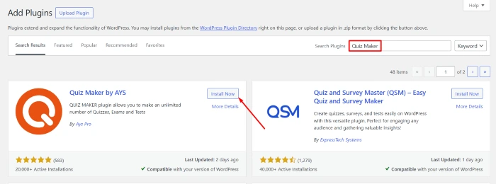 AYS Pro Quiz Maker