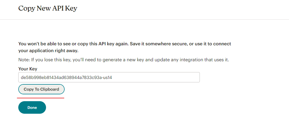 Mailchimp Integration API