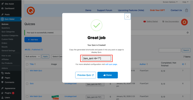 Publish Your Online Exam