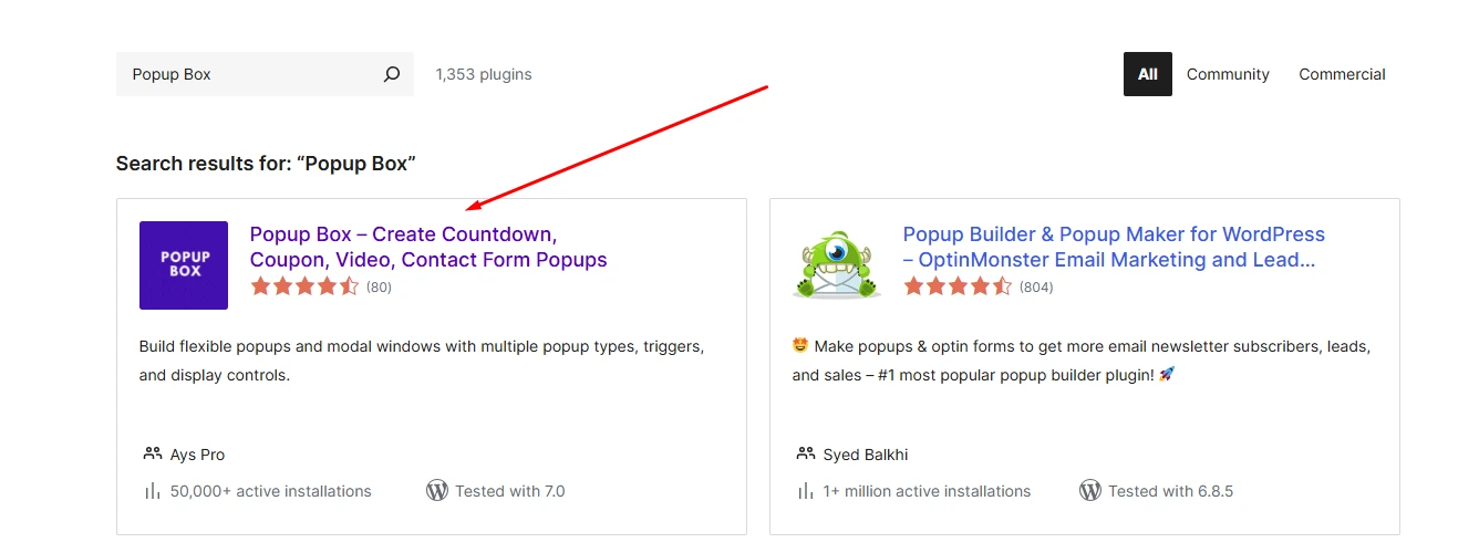 AYS Pro Popup Plugin Installation